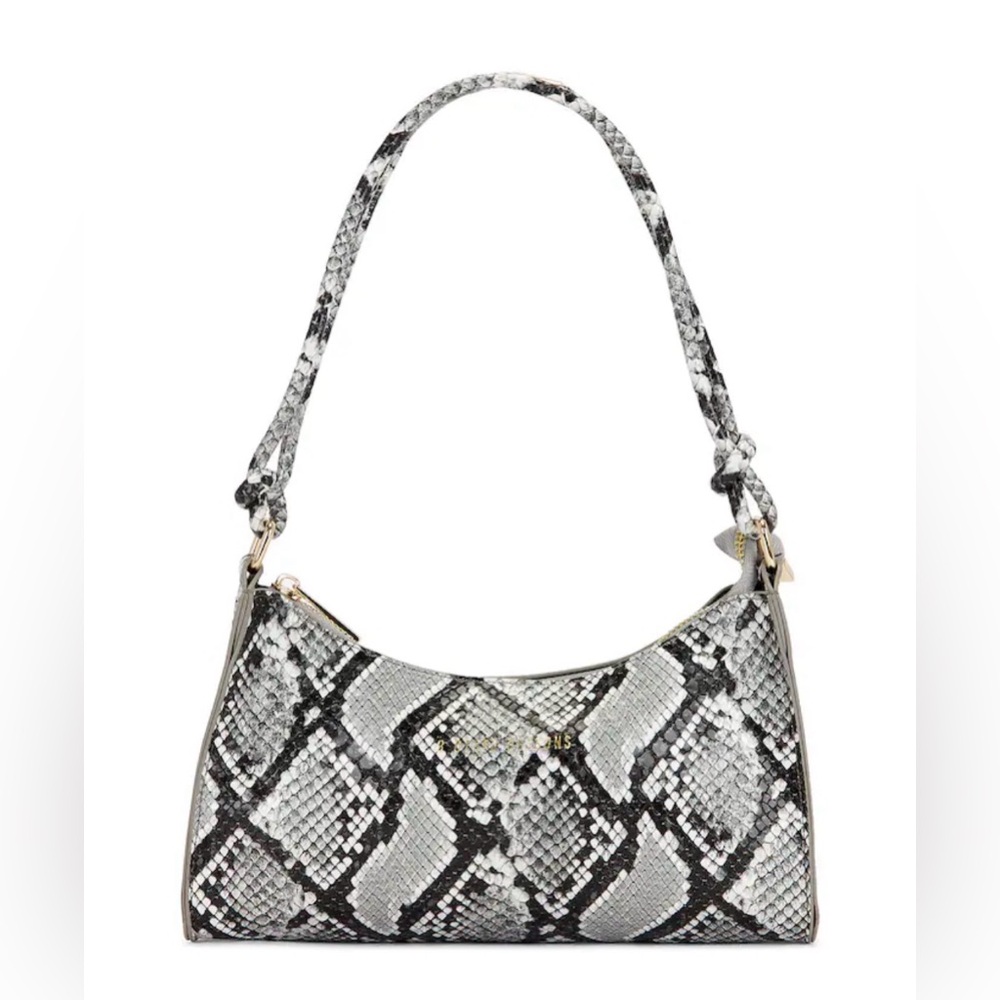 8 OTHER REASONS Snake Print Shoulder Bag, New in Packaging